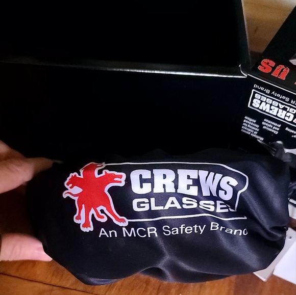CREWS glasses PGX1 safety Goggles anti fog MRC SAFETY NWT in box - Picture 7 of 10